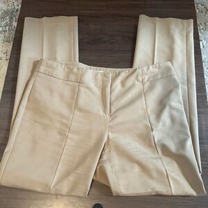 Chicos So Slimming City Chic Seamed Trouser Pants Womens 2 Camel Stretch (M26)